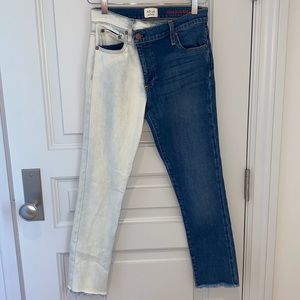 Split Colored Alice and Olivia Jeans